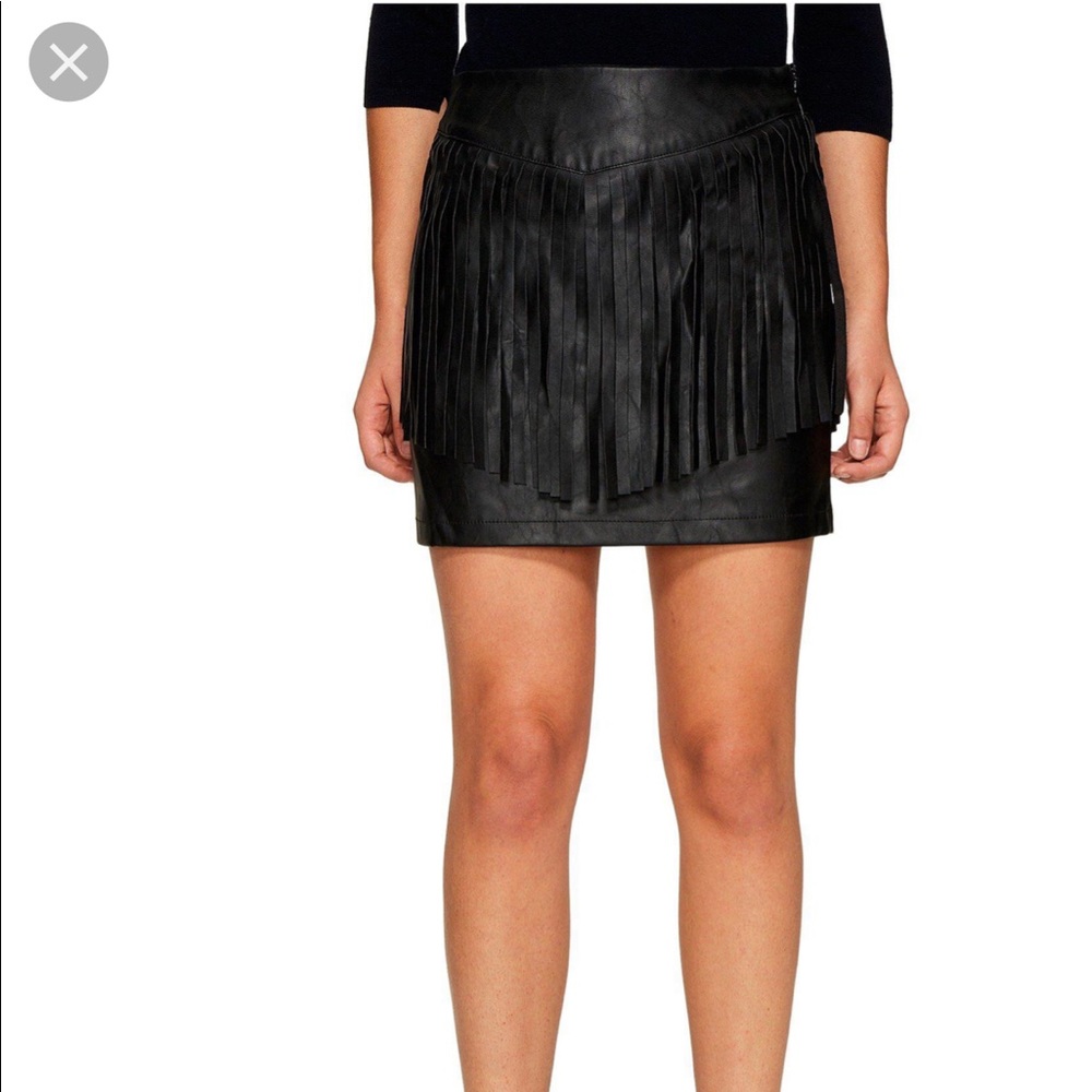 Jack by BB Dakota Cooley Fringe Skirt